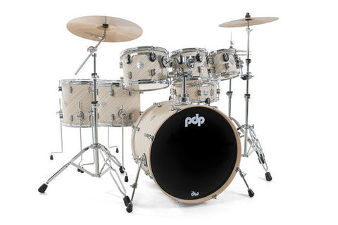 PDP by DW Drum Set Concept Maple CM7 Twisted Ivory Inc Hardware