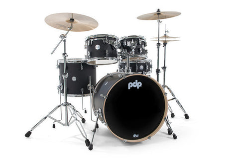 PDP by DW Concept Maple CM5 22" Rock Drum Kit Inc Hardware Satin Black