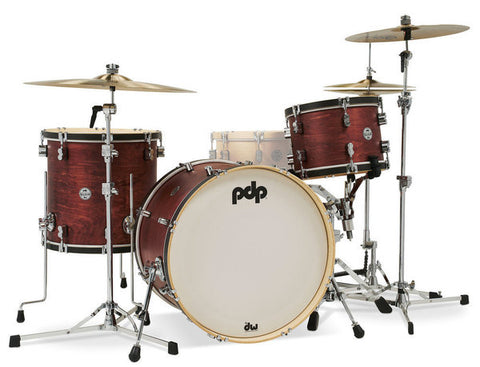 PDP Concept Maple Classic 22, 13, 16 Ox Blood (Shells Only)
