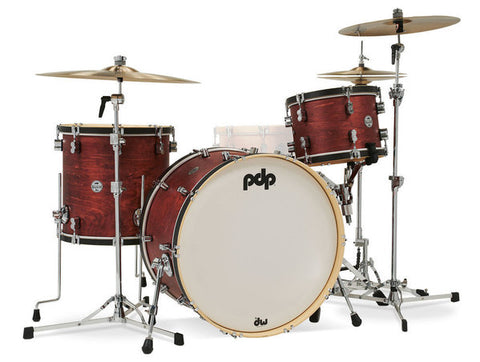PDP Concept Maple Classic 24, 13, 16 Ox Blood Drum Kit Shells Only