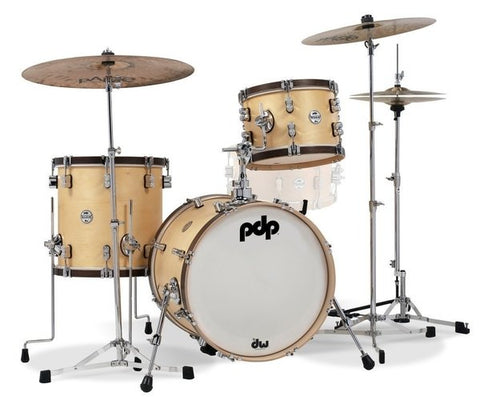 PDP by DW Concept Classic Wood Hoop 18" Bop Shell set Natural