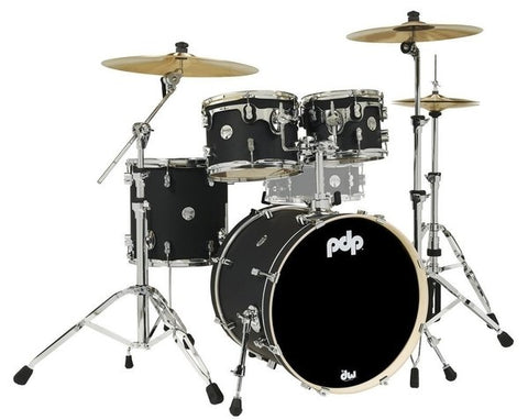 PDP by DWPDCM20FNBK Concept Maple 20" Fusion Drum kit in Satin Black
