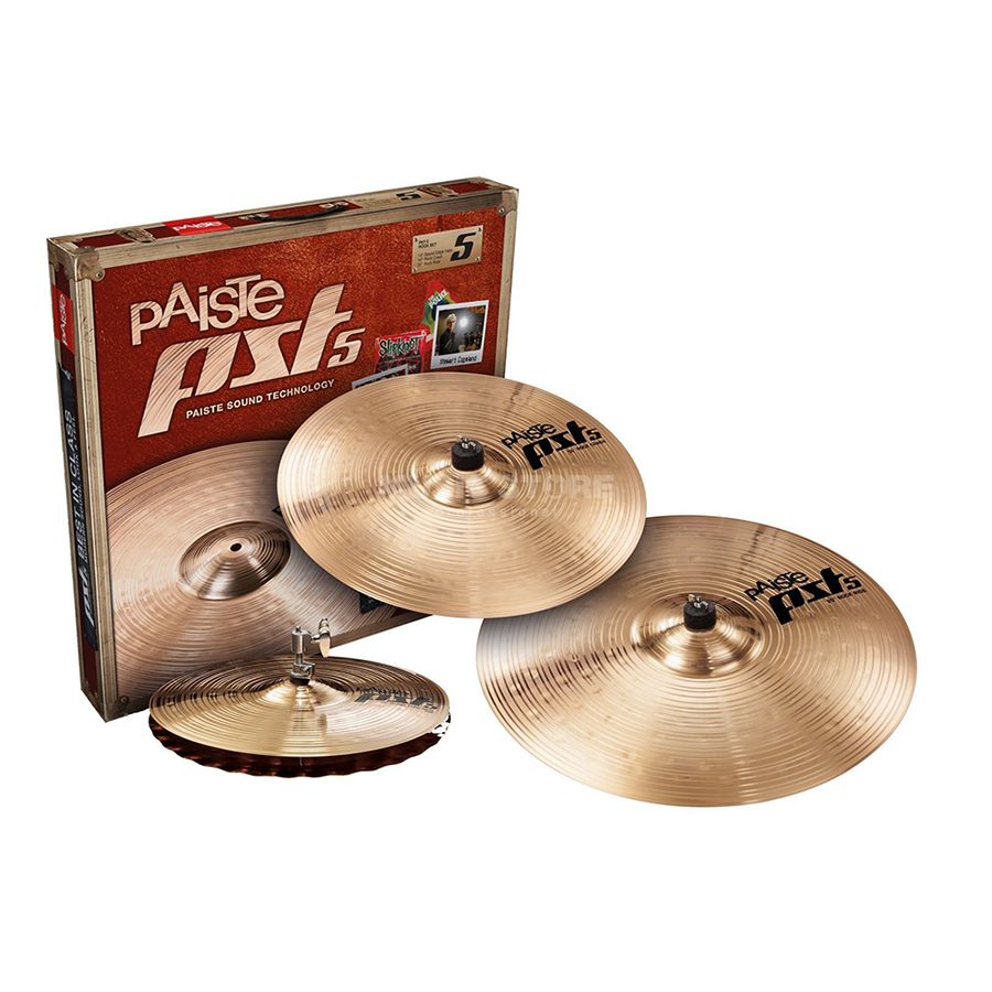 Paiste PST 5 Series Rock Box Set  (14HH / 16CR / 20RD) PST5NBS3ROC