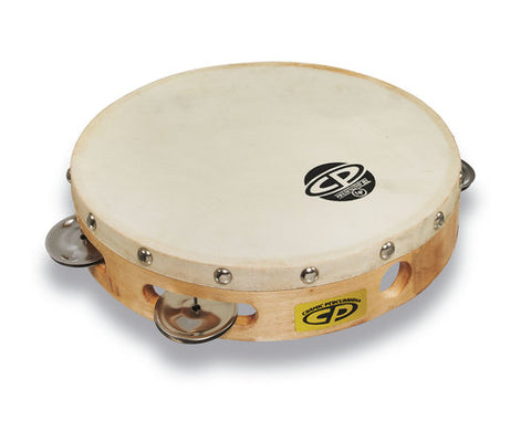 Latin Percussion CP378 CP 8" Wood Tambourine (single row)