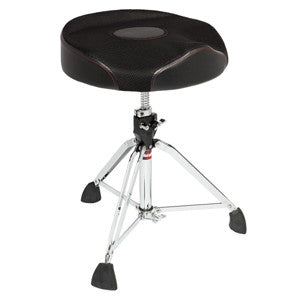 This is a picture of a GIBRALTAR 9000 Series Saddle Throne 2T Round Seat