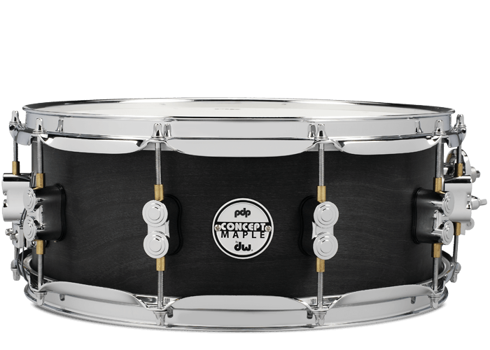 PDP Concept Black Wax Maple Shell 14x5.5” Snare Drum