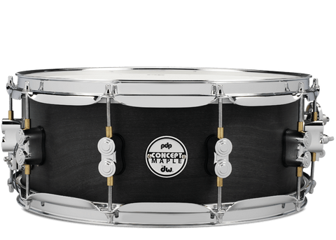 PDP Concept Black Wax Maple Shell 14x5.5” Snare Drum