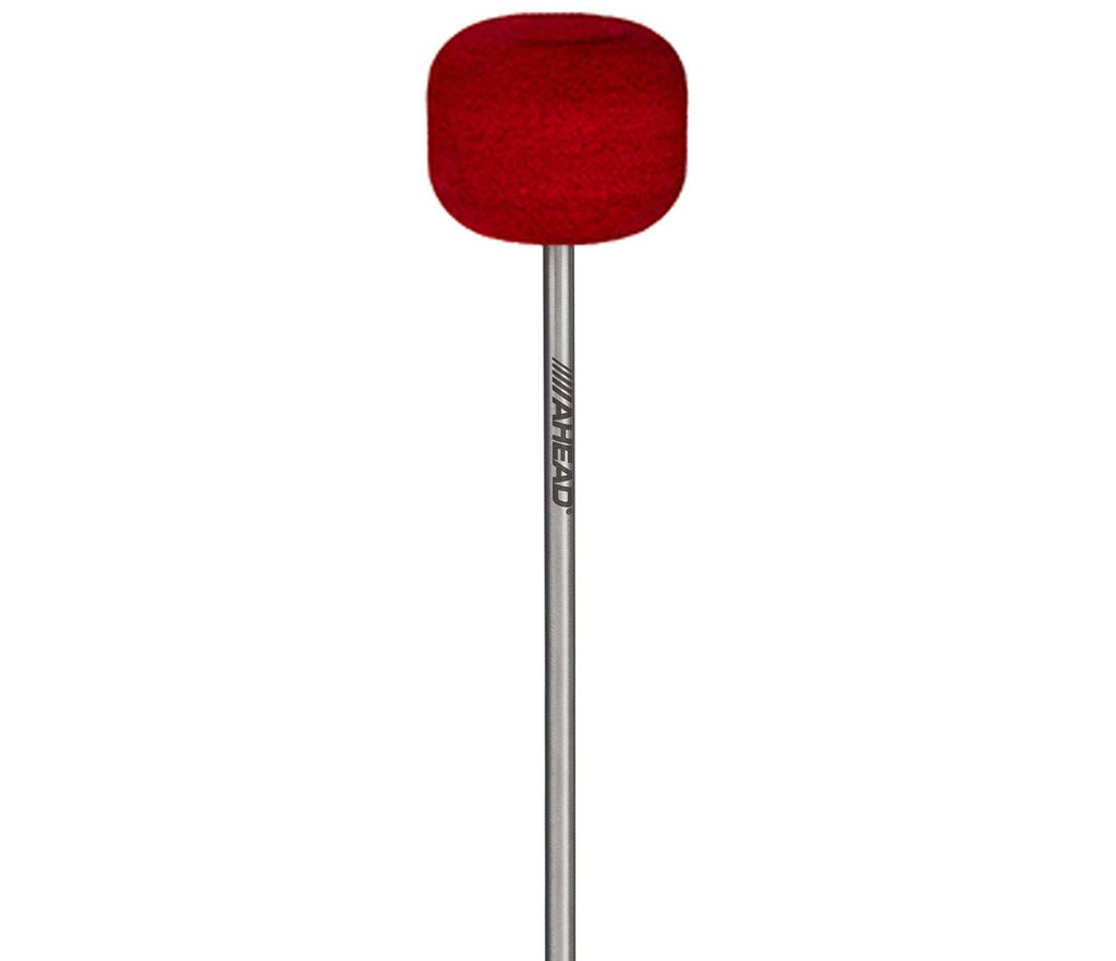 Ahead Staccato Red Felt Beater Round Super Dense Felt Beater - ABSFR