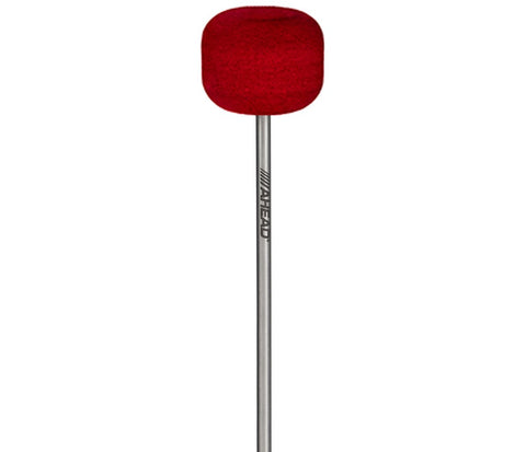 Ahead Staccato Red Felt Beater Round Super Dense Felt Beater - ABSFR
