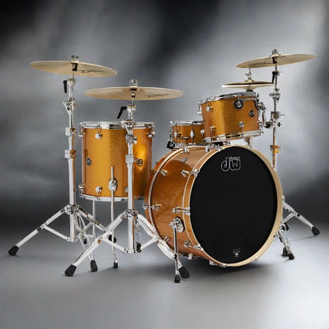 DW Performance Series 3pc 22" Shell Pack - Gold Sparkle