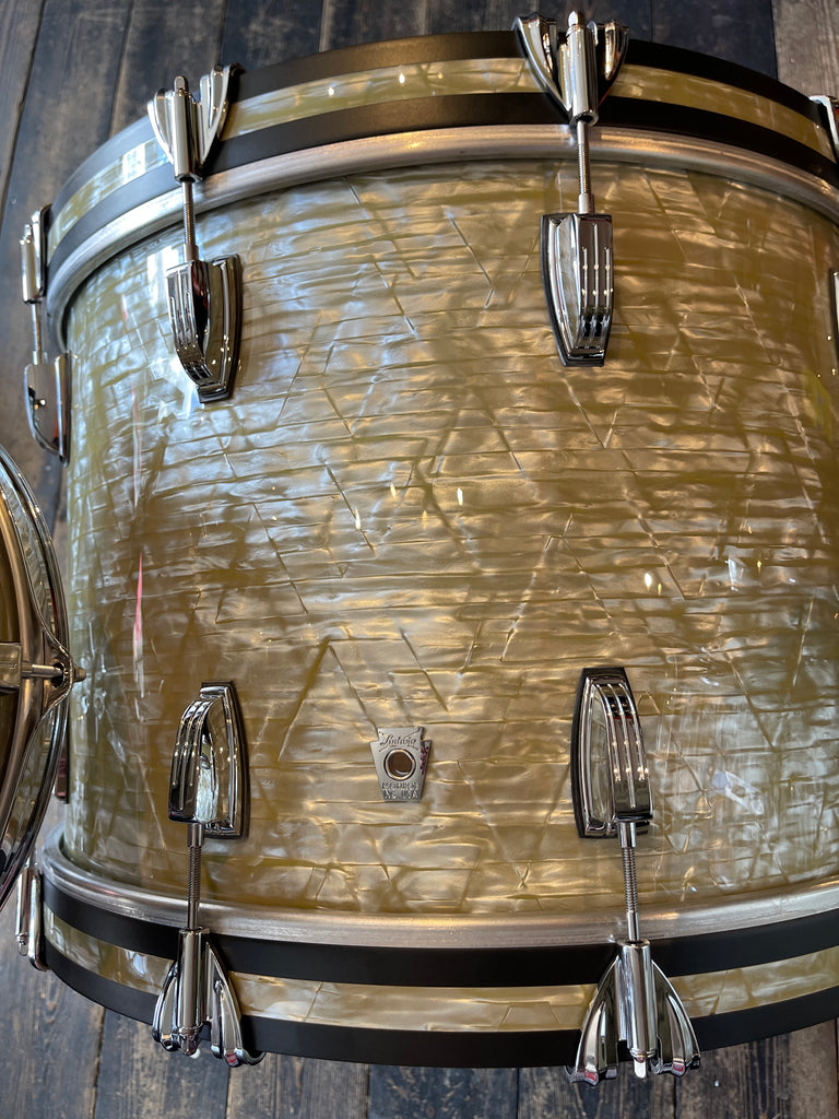 Ludwig L7342AX87WC Classic Oak Fab 22" Shell Pack Classic Olive Pearl