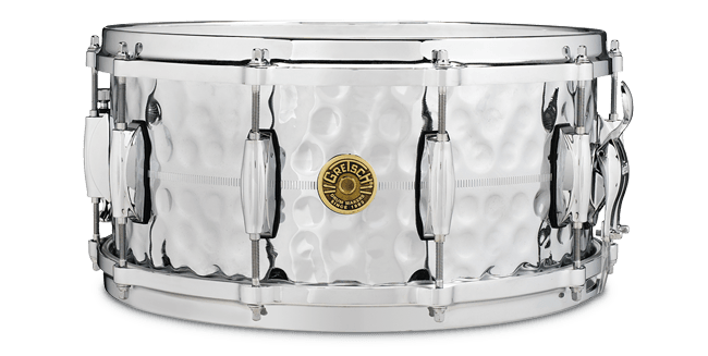 This is a picture of a GRETSCH USA G4000 Snare Drum 14" x 6.5" Hammered COB