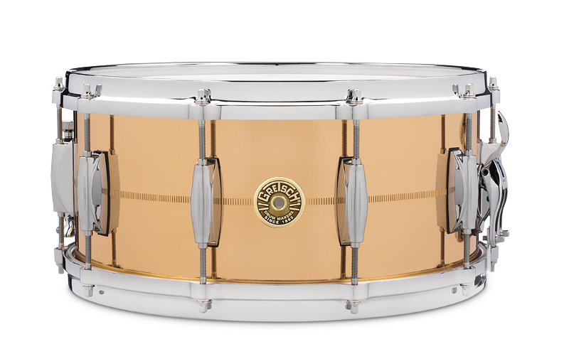 Gretsch USA Solid Phosphor Bronze 14"x6.5" Snare Drum G4164PB