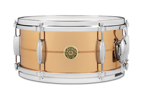 Gretsch USA Solid Phosphor Bronze 13"x6" Snare Drum G4168PB