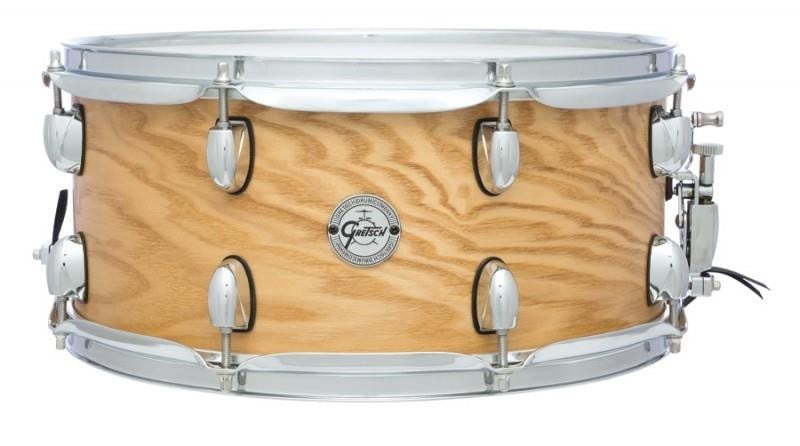 This is a picture of a GRETSCH Full Range Snare Drum 14" x 6.5" Ash Natural