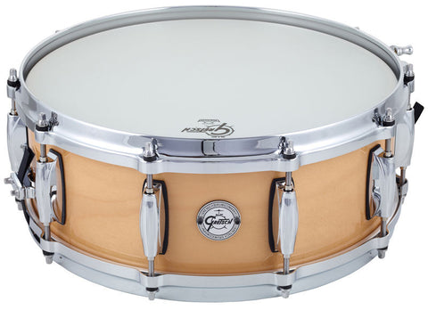 This is a picture of a GRETSCH Full Range Snare Drum 14" x 5" Maple