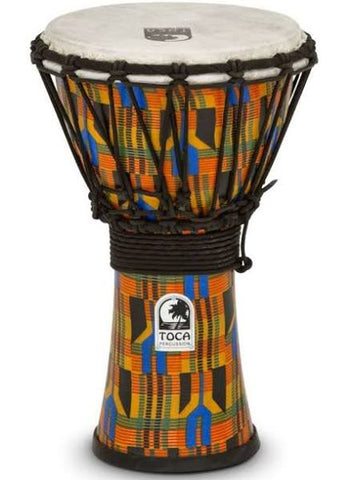 Toca 7” Freestyle Rope Tuned Kente SFDJ-7K Djembe