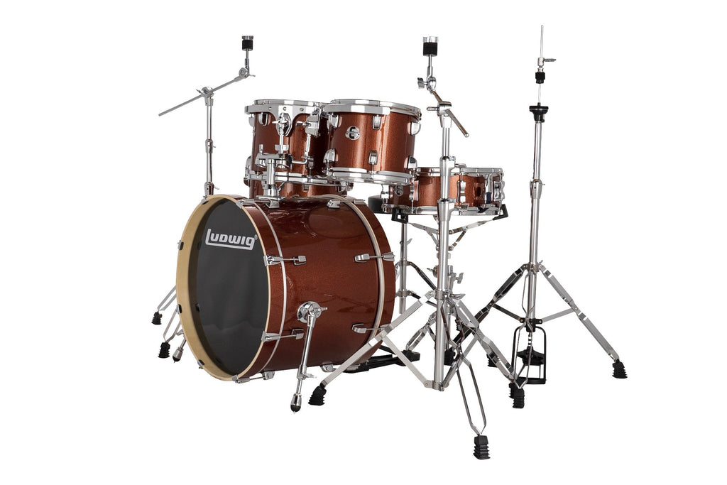 Ludwig Evolution 20" Fusion Drum Kit (Copper) LE520024