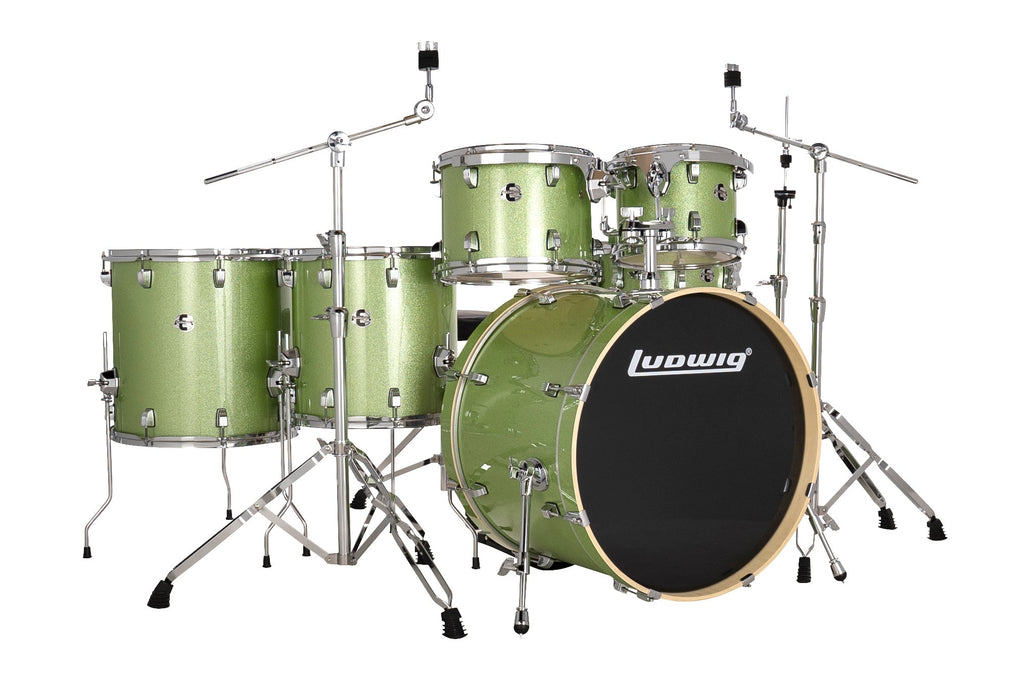 Ludwig Evolution 6 Piece 22" Drum Kit (Mint) LE622018