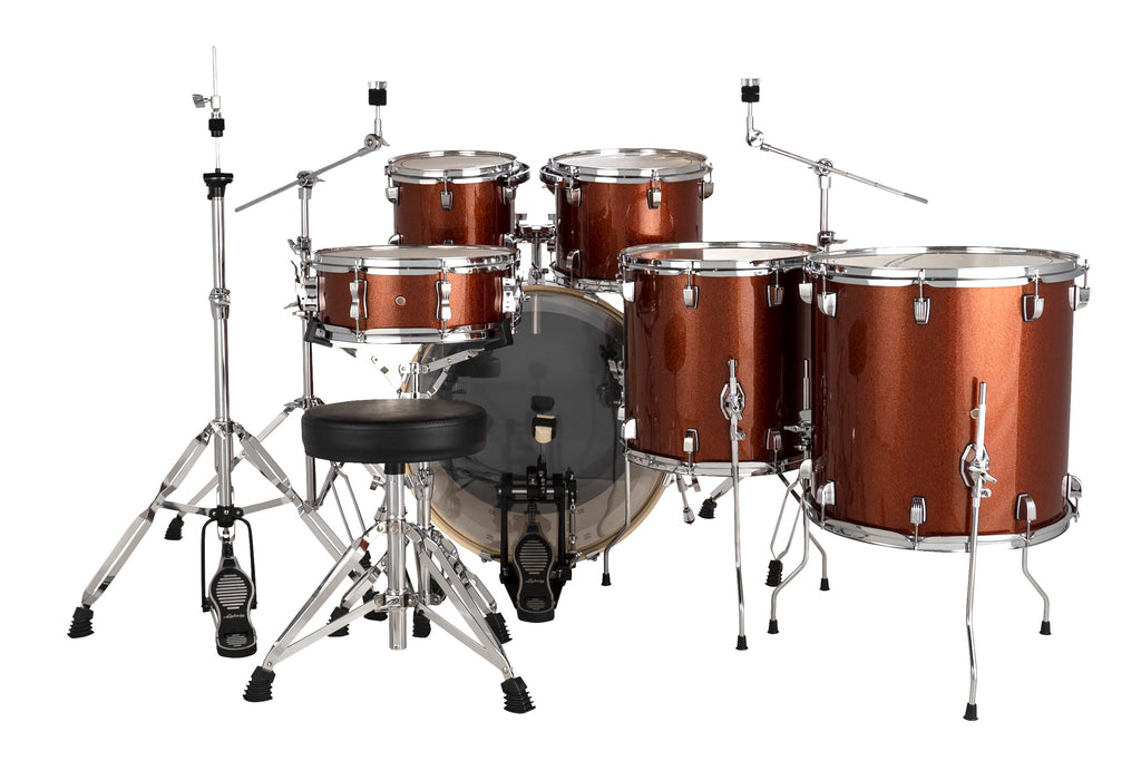 Ludwig Evolution 6 Piece 22" Drum Kit (Copper) LE622024
