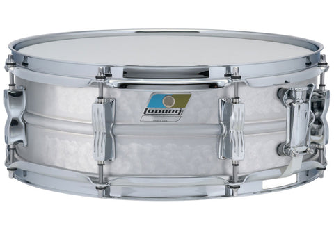 Ludwig LM404K Acrolite Hammered Aluminium 14x5 Snare Drum