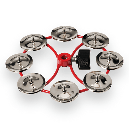 Latin Percussion Tambourine City Series Hi-Hat Jingle Ring (Single Row) - LP191NYS
