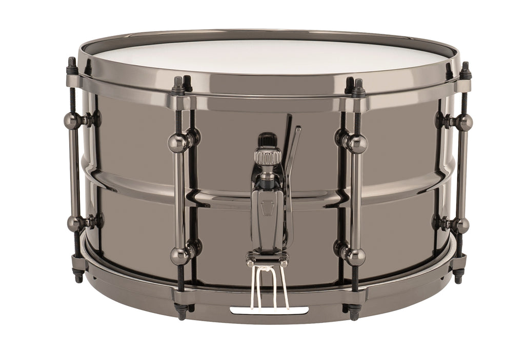 Ludwig Universal Brass Snare Drum 13"x7" LU0713DIR Black Hardware