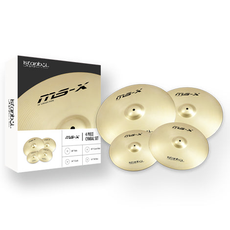 Istanbul Agop MS-X 4 Piece Cymbal Set - IMSXS4