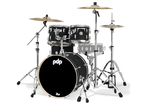 PDP by DW Concept CM4 Maple Piece Drum Kit (Ebony) Shells only