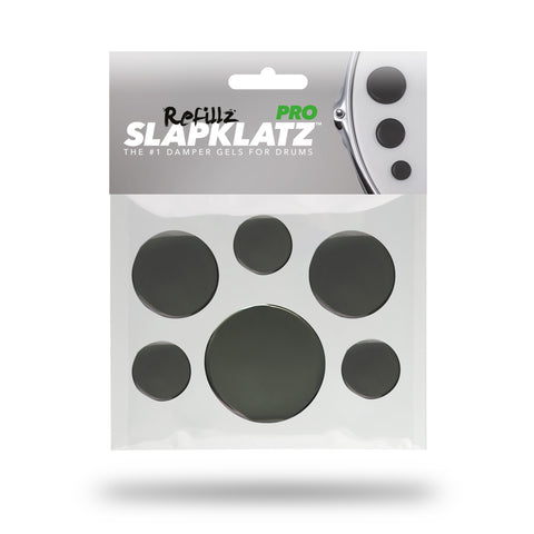 SlapKlatz Pro Refillz Black - 12 Gel Refill Pack - SLAPRFBK