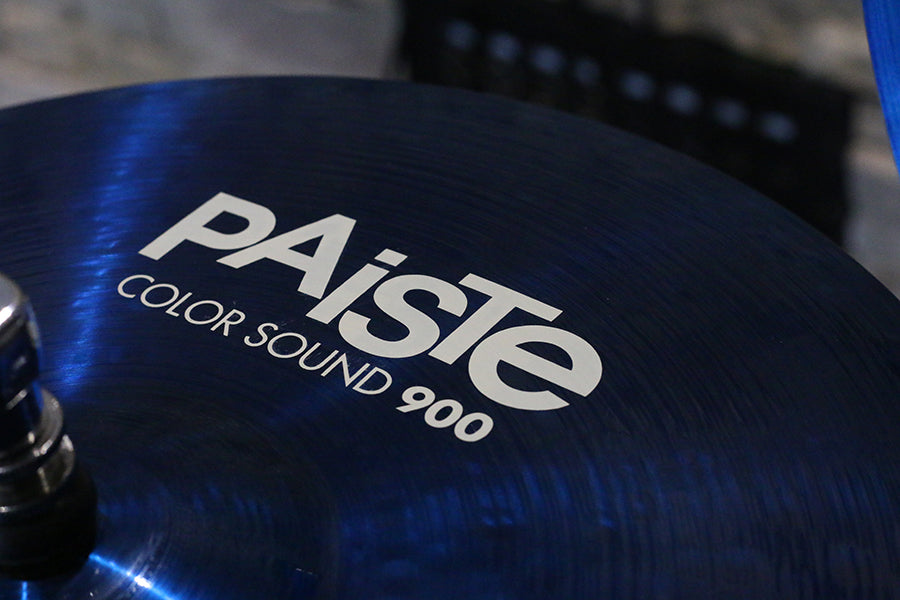 Paiste 900 ColorSound Series - Extended Med 4PC Cymbal Set (Blue) - P9BLUEVENSET