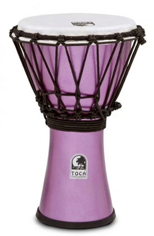 Toca TFCDJ-7MV 7” Freestyle Colorsound Metallic Violett Djembe