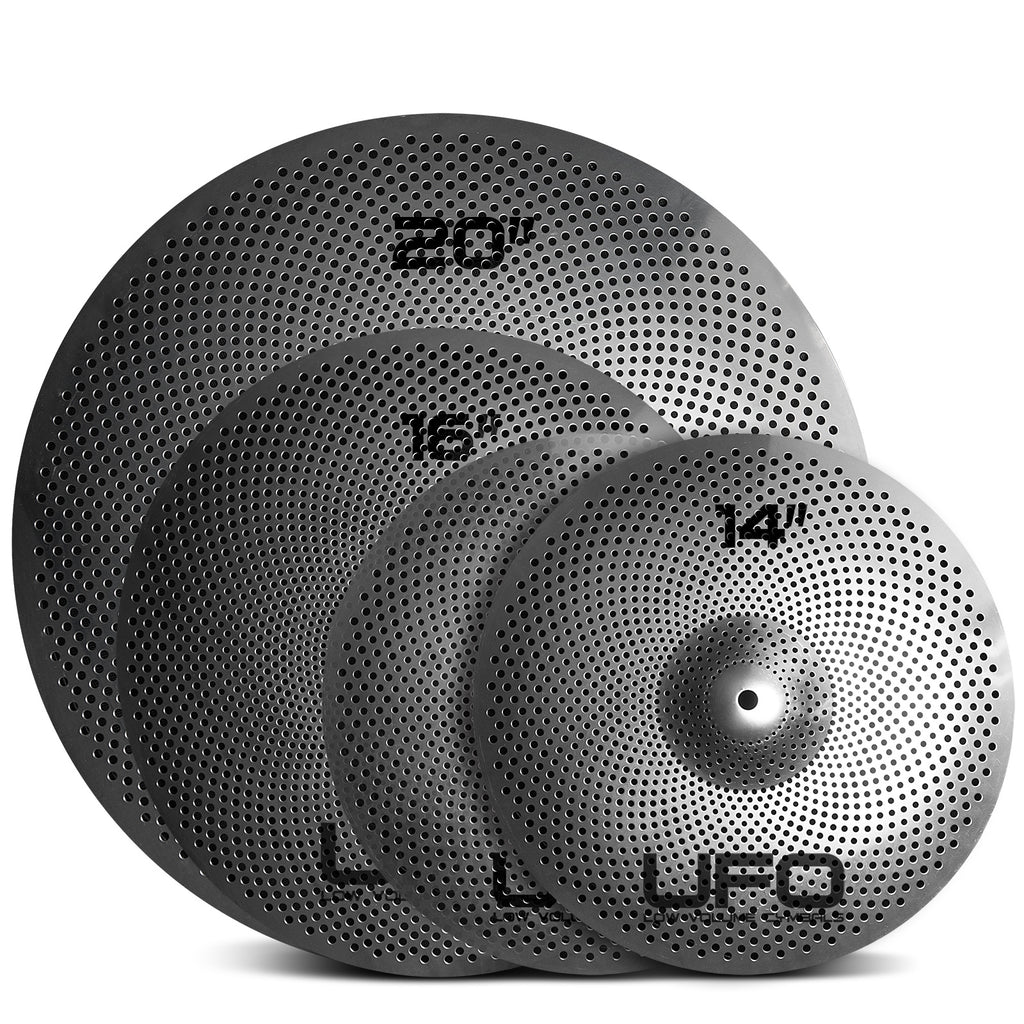 UFO Low Volume Cymbal Set Pr 14", 16", 20" & Bag UFOSET1