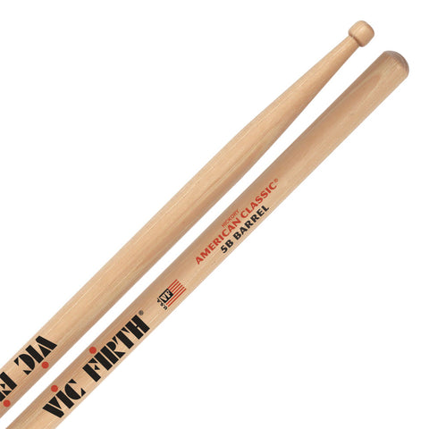 Vic Firth American Classic 5B Barrel Tip Drum Sticks - VF-5BBRL