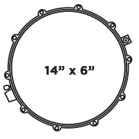 Mapex Black Panther Heritage 14x6" Snare Drum