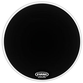 Evans EQ1 Resonant Black Bass Drum Head 20" | BW Drum Shop