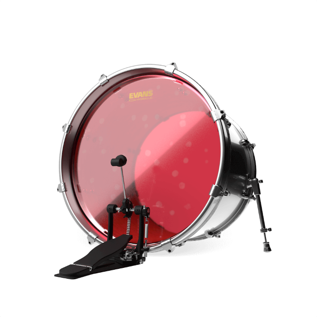 Evans BD20HR 20" Hydraulic Red Bass Drum Head