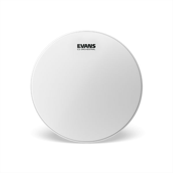 Evans MX1 Black Marching Bass Drum Head 16" BW Drum Shop