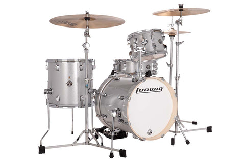 Ludwig Breakbeats Questlove Shell Pack (Silver Sparkle) LC2797