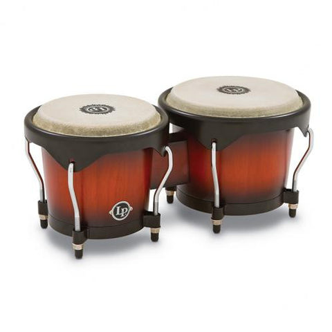 This is a picture of some LP City Bongos Vintage Sunburst 