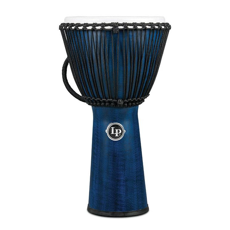This is a picture of a LP FX Djembes, Rope Tuned, 12 1/2-Inch, Blue