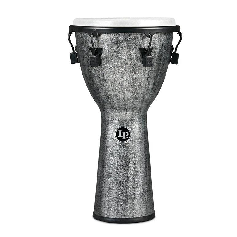 This is a picture of a Djembe World Beat FX Mechanically Tuned, 11-Inch, Gray