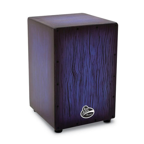 This is a picture of a LP Aspire Accent Cajon Blueburst Streak