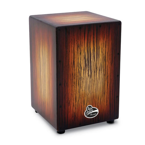 This is a picture of a LP Aspire Accent Cajon Sunburst Streak