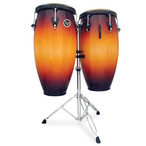This is a picture of a LP M846S-VSB Conga set Matador Custom, Vintage Sunburst