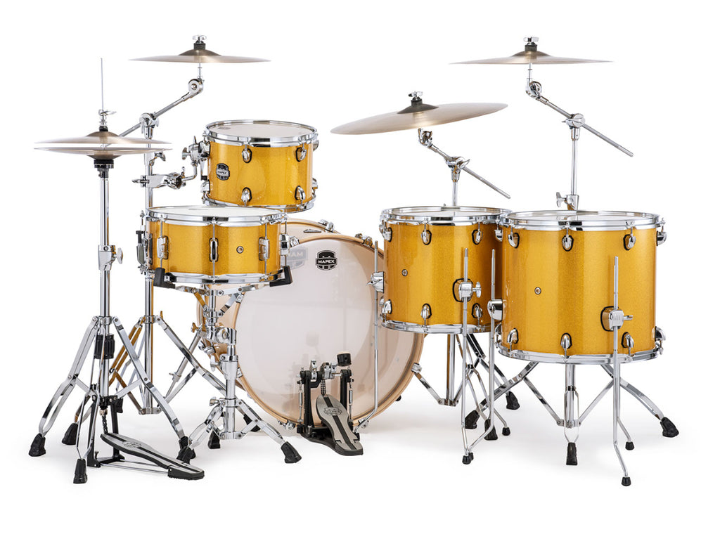 Mapex Mars MA528SF-YD Birch 5-Piece Crossover Shell Pack (Sunflower Sparkle)