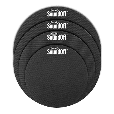 EVANS SoundOff Drum Mute Pack Fusion (10,12,14,14) -  SO-0244