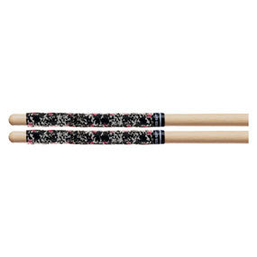 This is a picture of a ProMark SR3BLA Black Splatter Stick Rapp