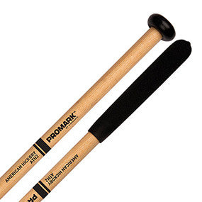This is a picture of a ProMark ATH2 Hickory Shaft Nylon Felt Head Tenor Mallet
