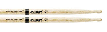This is a picture of a ProMark PW2B Shira Kashi Oak 2B Wood Tip Drum Sticks